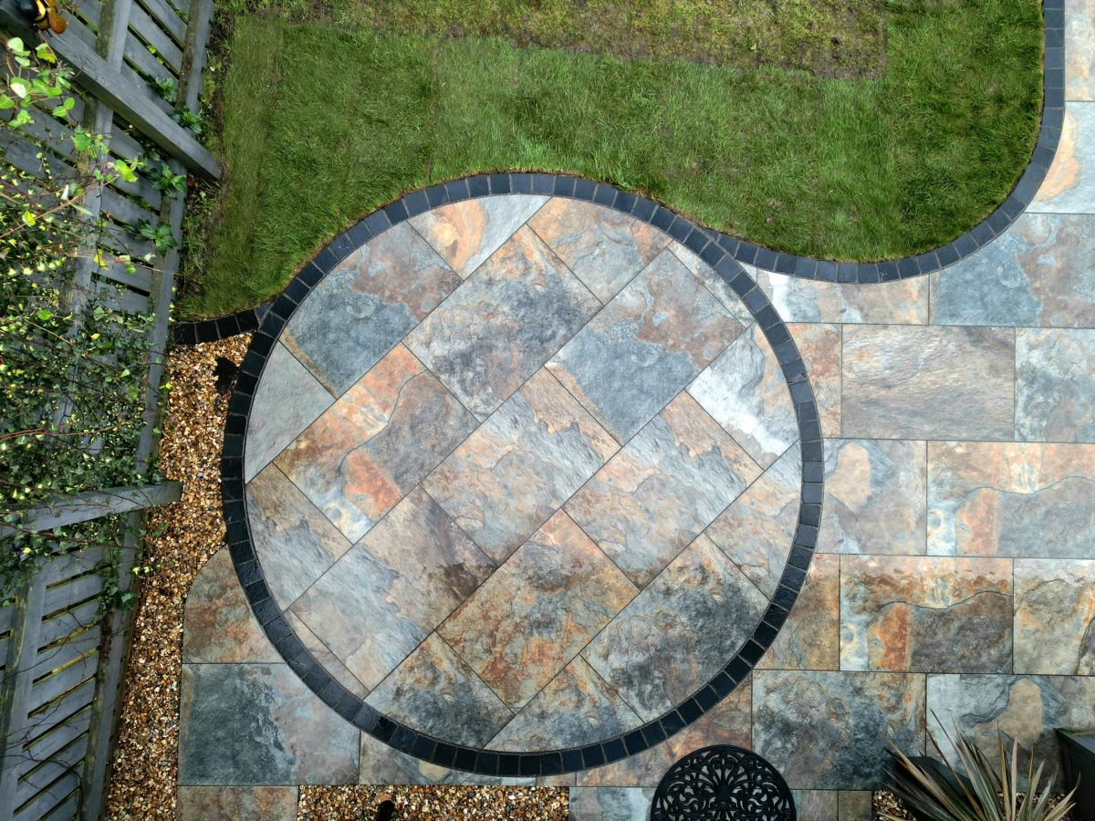 Rustic Porcelain Paving J & J Currie